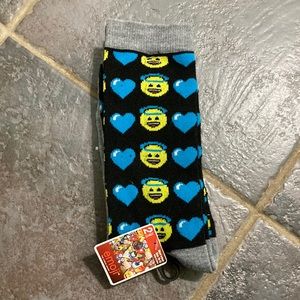 Emoji Crew Socks Two Pair NWT